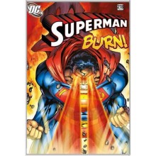 Superman burns