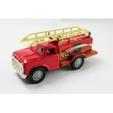 Camion de bomberos con escalera