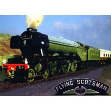 Postal Metalica Tren Flying Scotsman