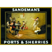 Postal Metalica Sandeman  