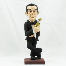 Caricatura Sean Connery en James Bond 007