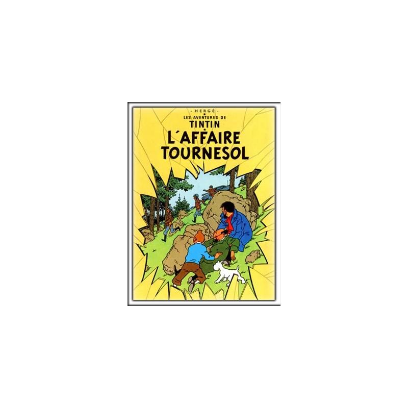 Cuadro de Tintin Portada El asunto Tornasol