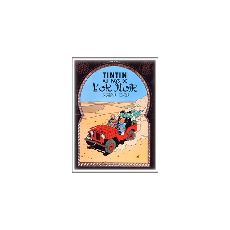 Tintin en el pais del oro negro