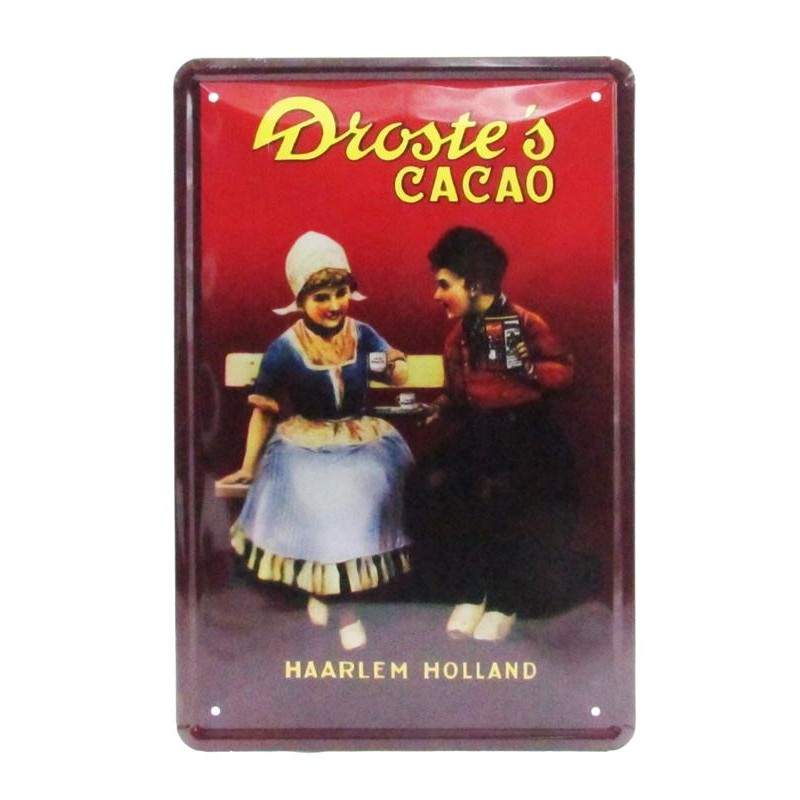 Placa metálica Cacao Droste´s