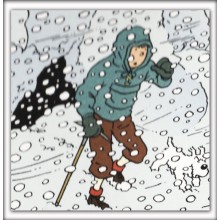 Tintin en la nieve 
