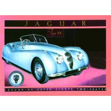 Postal Metalica Jaguar Type XK