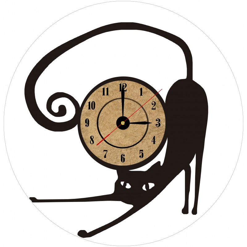Reloj Gato Negro
