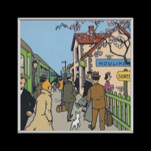 Cuadro de Tintin