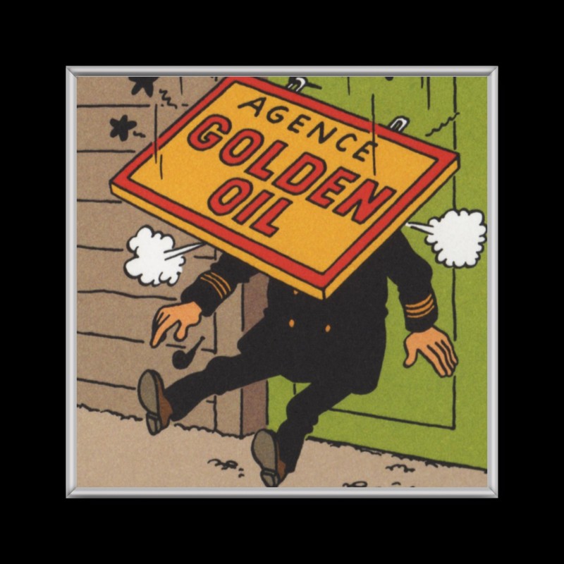 Cuadro de Tintin