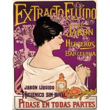Postal Metalica Jabon Extrafluido Herreros