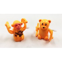 Mono y oso (Plástico a cuerda)