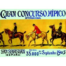 Postal Metalica Concurso Hipico