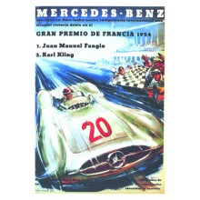 Postal Metalica Coche Mercedez Benz