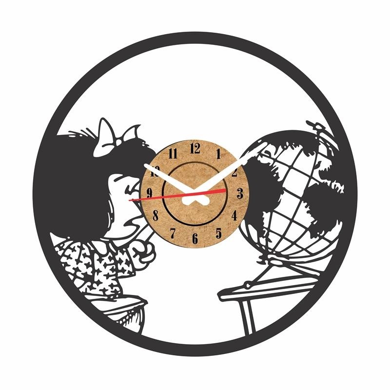 Reloj vinilo Mafalda 