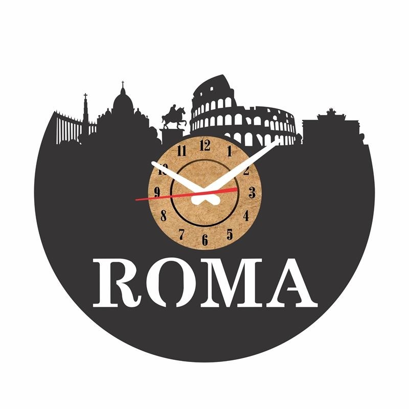 Reloj vinilo Roma