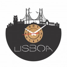 Reloj vinilo Lisboa