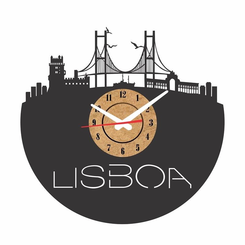 Reloj vinilo Lisboa