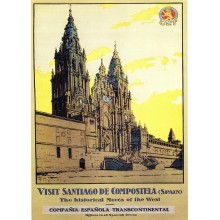 Postal Metalica Santiago de Compostela