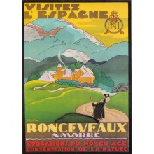 Postal Metalica Navarra Ronceveux