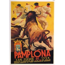 Postal Metalica Pamplona San fermines