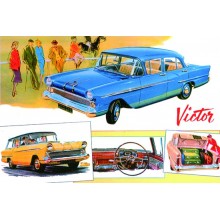 Postal Metalica Coche Vauxhall Victor