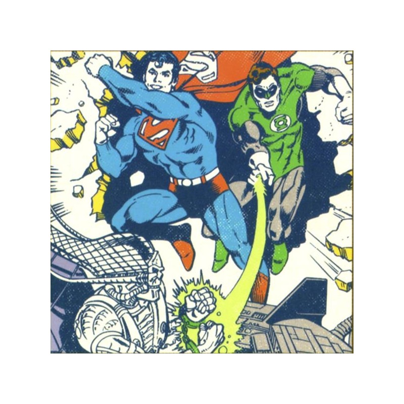 Superman y linterna verde