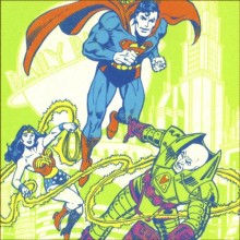 Superman y wonder woman vs Lex Luthor