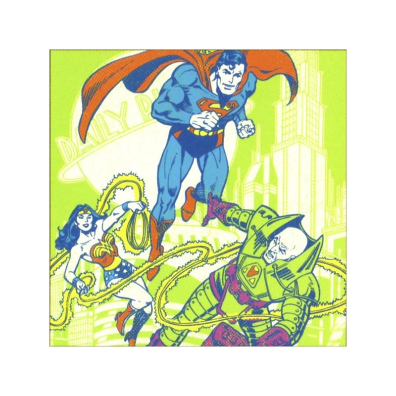 Superman y wonder woman vs Lex Luthor