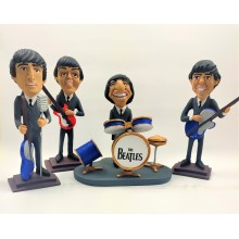 Figuras Grupo The beatles (4 figuras)