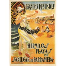 Postal Metalica San Lucar de Barrameda