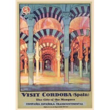 Postal Metalica Mezquita de Cordoba