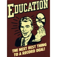 Postal Metalica Educacion