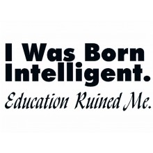 Postal Metalica I was born intelligent 