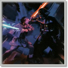 Star wars Obiwan Kenobi vs Darth Vader