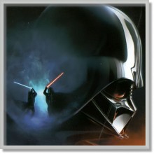 Star wars Obiwan Kenobi vs Darth Vader