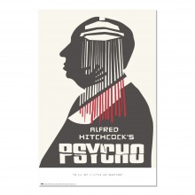 Cuadro Psicosis de Alfred Hitchcock