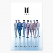 Cuadro BTS en tonos pastel