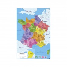 Cuadro Mapa de Francia