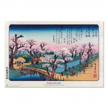 Cuadro Cerezos de Koganei de Hiroshige