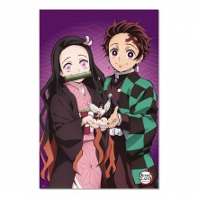Cuadro Demon Slayer hermanos Kamado