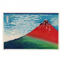 Cuadro Fine Wind Clear Morning de Hokusai