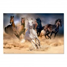 Cuadro Cinco caballos