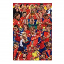Cuadro Jugadores mundiales de España por Morales de los Ríos
