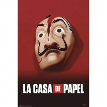 Cuadro La casa de papel máscara de Dalí