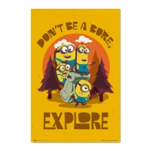 Cuadro Minions Don't Be Bored, Explore