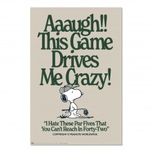 Cuadro Snoopy This Game Drives Me Crazy