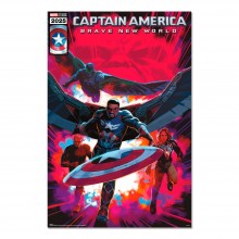 Cuadro Capitán América Brave New World cómic