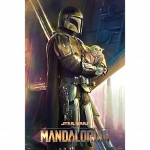 Cuadro El Mandaloriano clan de dos