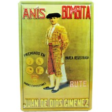 Placa 3D Anis Bombita Torero