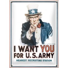 Postal Metalica Tio Sam - i want you 